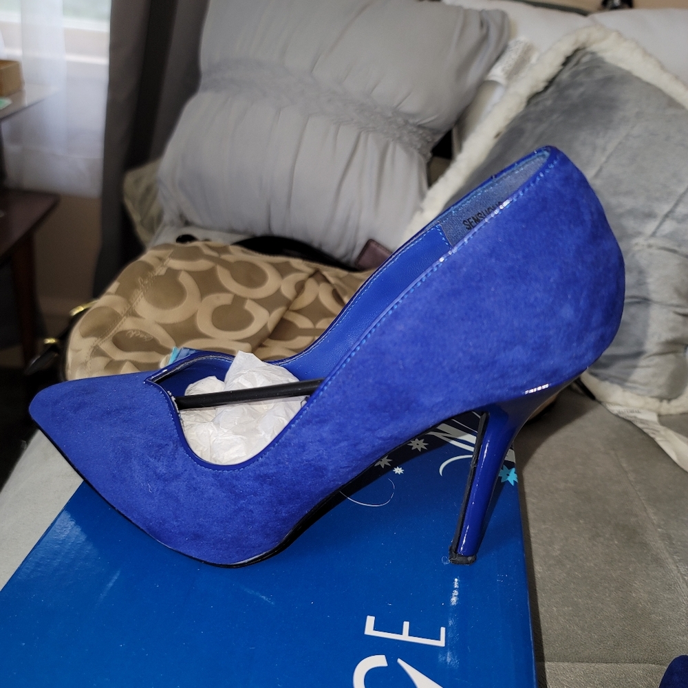 Blue High Heels - Picture 3 of 8